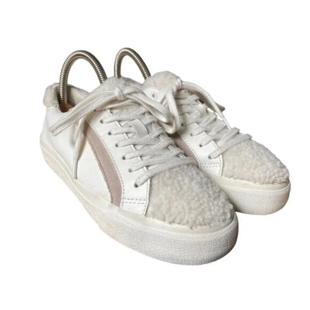 Madewell Shoes Ashen Sidewalk Low-top Sherpa lined Sneakers Size 7.5